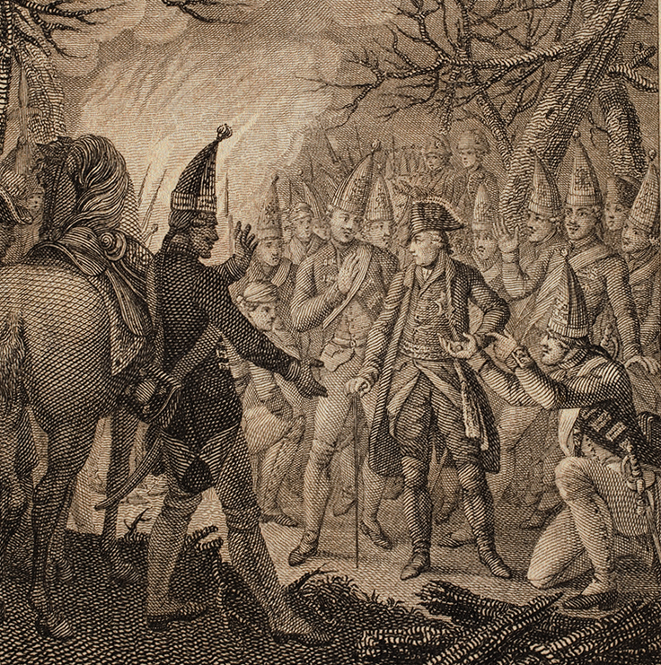 Text Du bist noch der alte Fritz Du theilst jede Gefahr mit uns. Für Dich sterben wir gern! Friedrich II.